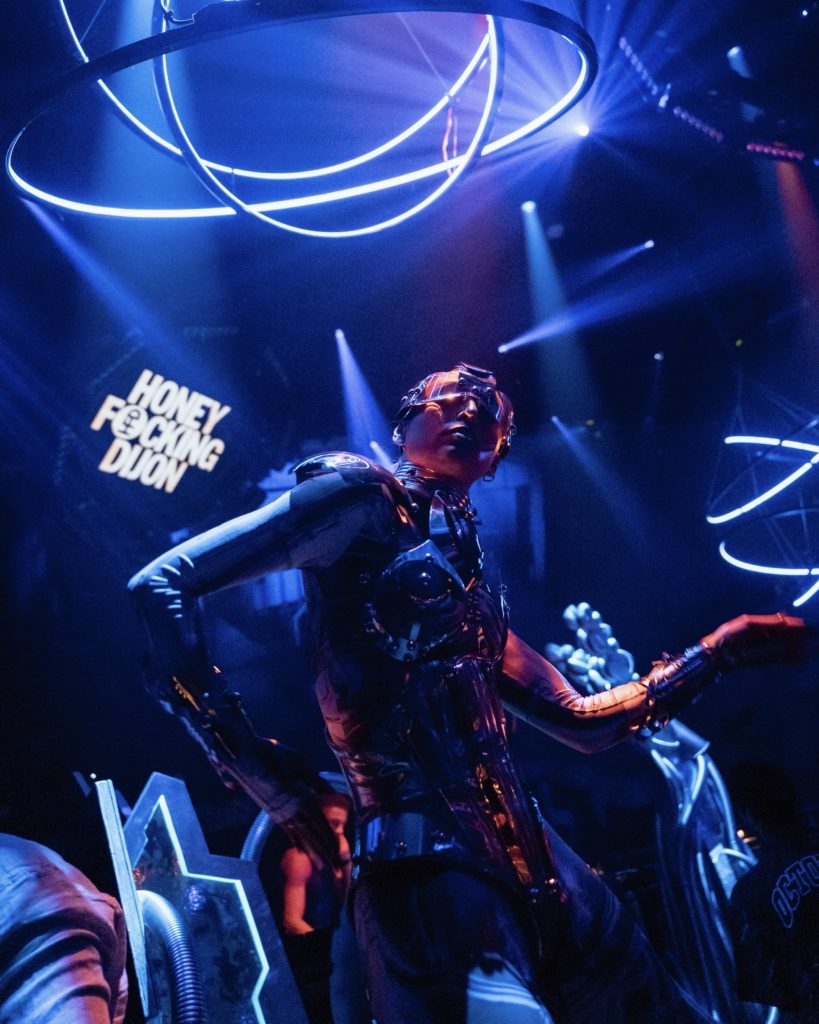 “Creative direction by Javier Lozano shaping the visual identity of Chinois Ibiza’s TRIP and Halloween shows. Artistic direction by Javier Lozano coordinating movement, staging, and atmosphere for Mahmut Orhan and Honey Dijon performances at Chinois Ibiza. Javier Lozano leading movement direction for Shimza, Kerri Chandler, and Giorgia Andreazza shows at Chinois Ibiza. Javier Lozano guiding performers’ expression and presence as movement director during SAGA and Bedouin nights at Chinois Ibiza.”