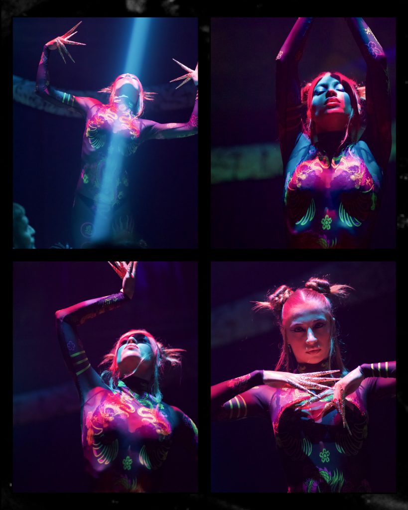 “Creative direction by Javier Lozano shaping the visual identity of Chinois Ibiza’s TRIP and Halloween shows. Artistic direction by Javier Lozano coordinating movement, staging, and atmosphere for Mahmut Orhan and Honey Dijon performances at Chinois Ibiza. Javier Lozano leading movement direction for Shimza, Kerri Chandler, and Giorgia Andreazza shows at Chinois Ibiza. Javier Lozano guiding performers’ expression and presence as movement director during SAGA and Bedouin nights at Chinois Ibiza.”